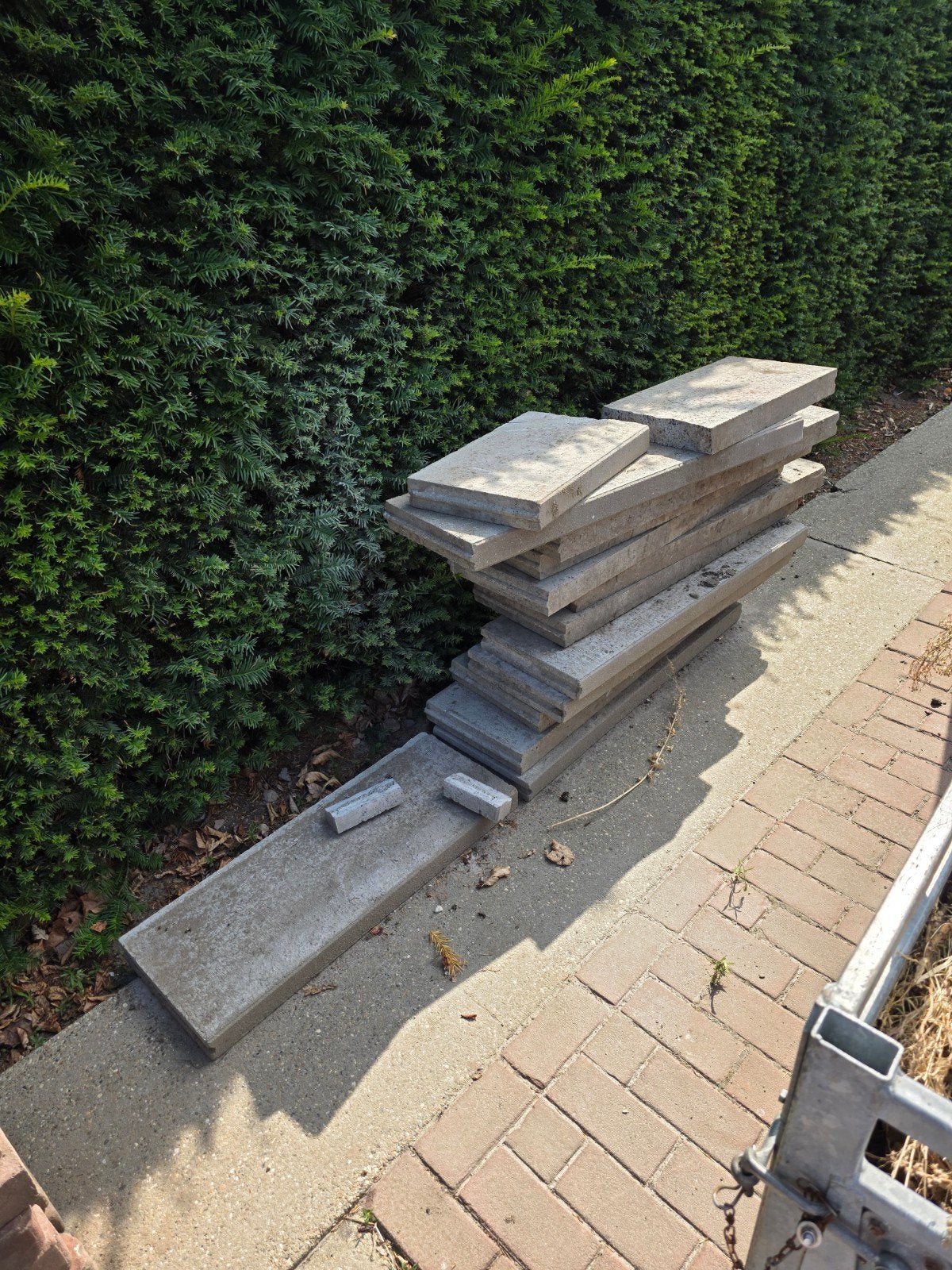 borderrand, Tuin en Terras, Ophalen