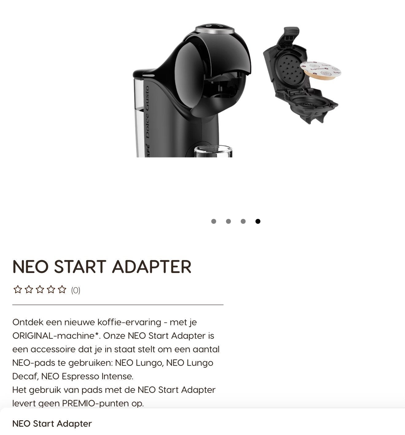 Dolce gusto neo start adapter, Elektronische apparatuur, Ophalen of Verzenden