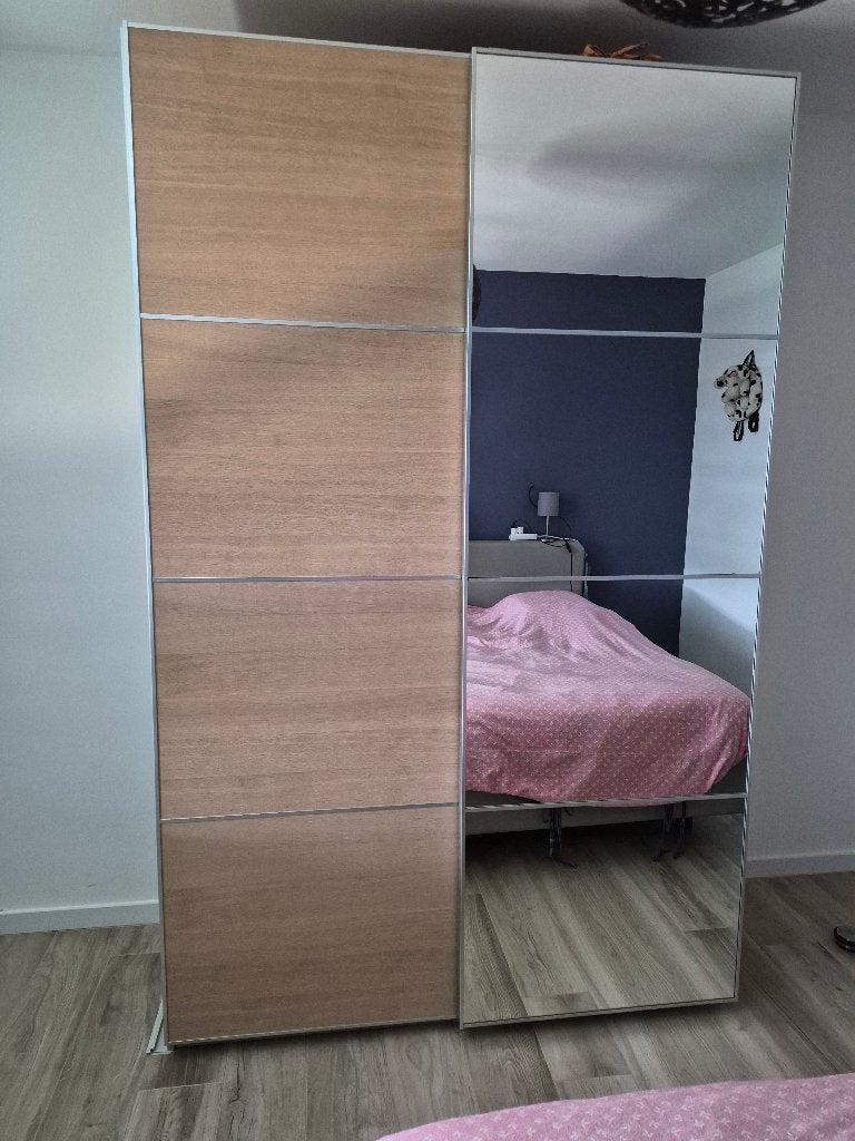 pax ikea kleerkast, Huis en Inrichting, Ophalen, Gebruikt, 100 tot 150 cm, 200 cm of meer