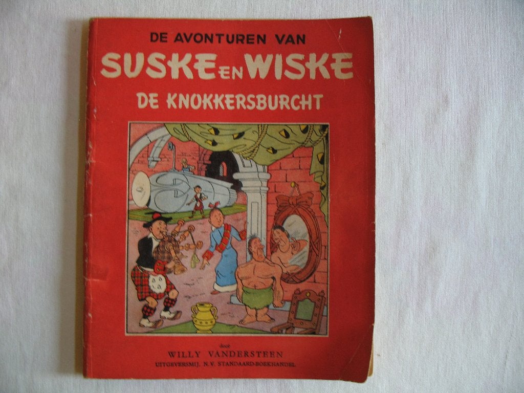 Suske en Wiske, nr 20; De knokkersburcht, Vlaamse 1ste d '54, Boeken, Eén stripboek, Ophalen of Verzenden