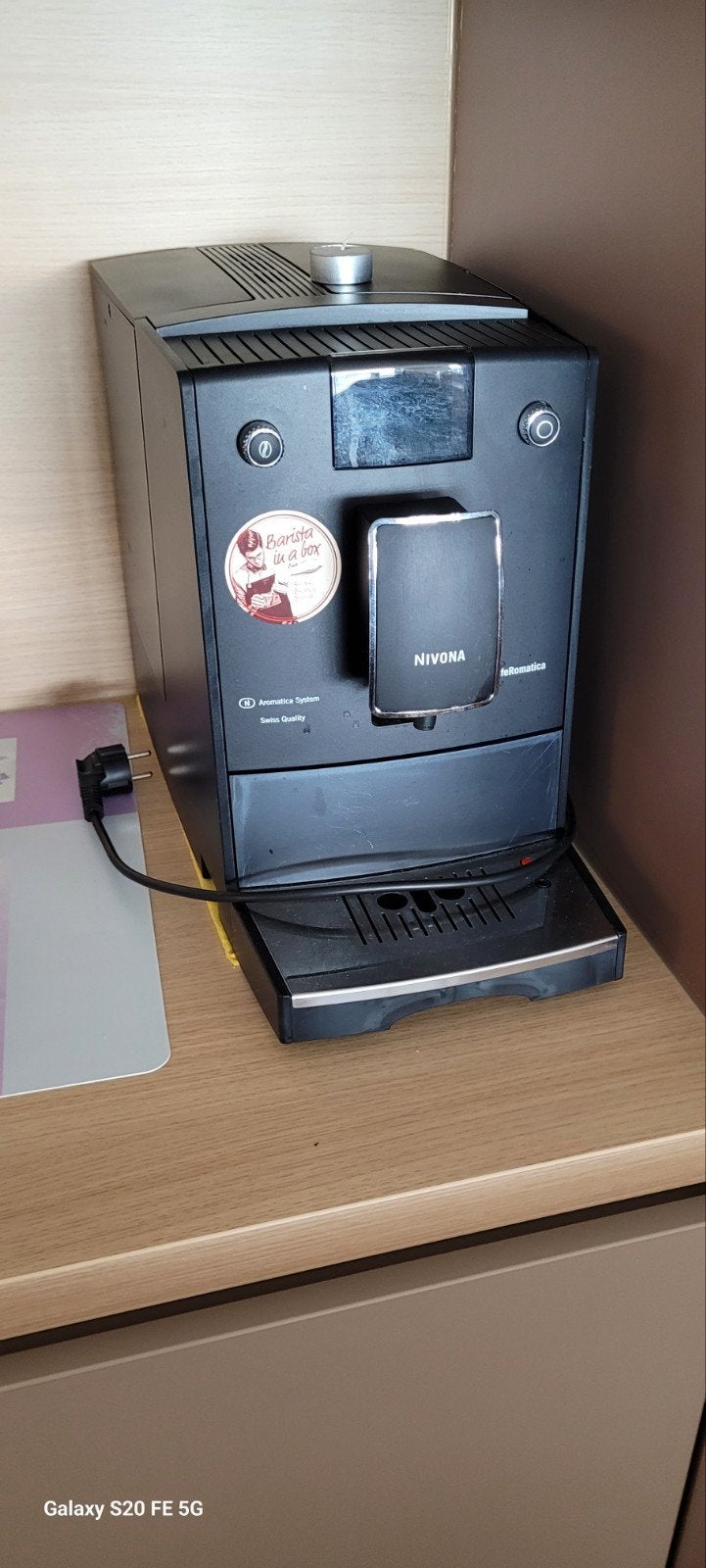 Koffie machine, Ophalen