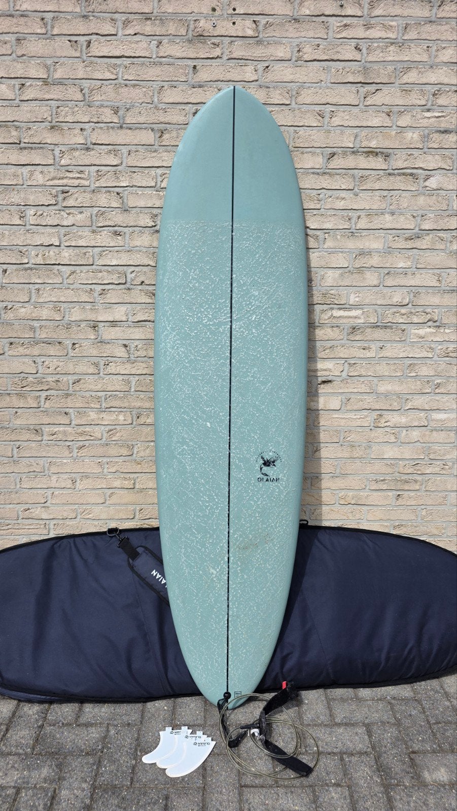 Surfboard Olaian 500 Hybride 7' (49l), Ophalen, Zo goed als nieuw, Overige typen, Met vinnen