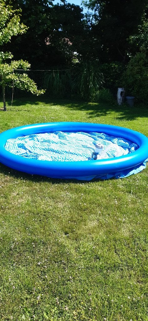 ZWEMBAD INTEX EASY SET, Tuin en Terras, Ophalen, Gebruikt, Rond, Opblaaszwembad