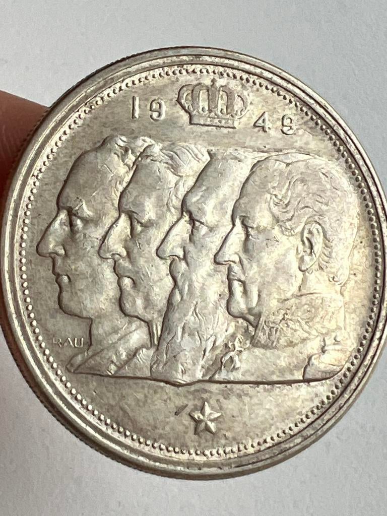 Belgie 100 Franc 1948 * zilver, Ophalen, Zilver, Zilver