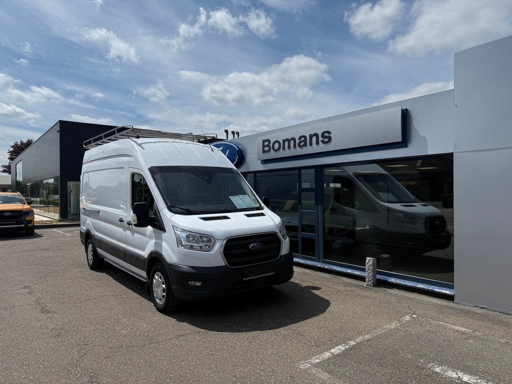 Ford Transit 2T FWD 350L 2.0Ecoblue 170PK M6 VERHOOGD DAK, Voorwielaandrijving, Stof, Gebruikt, 4 cilinders