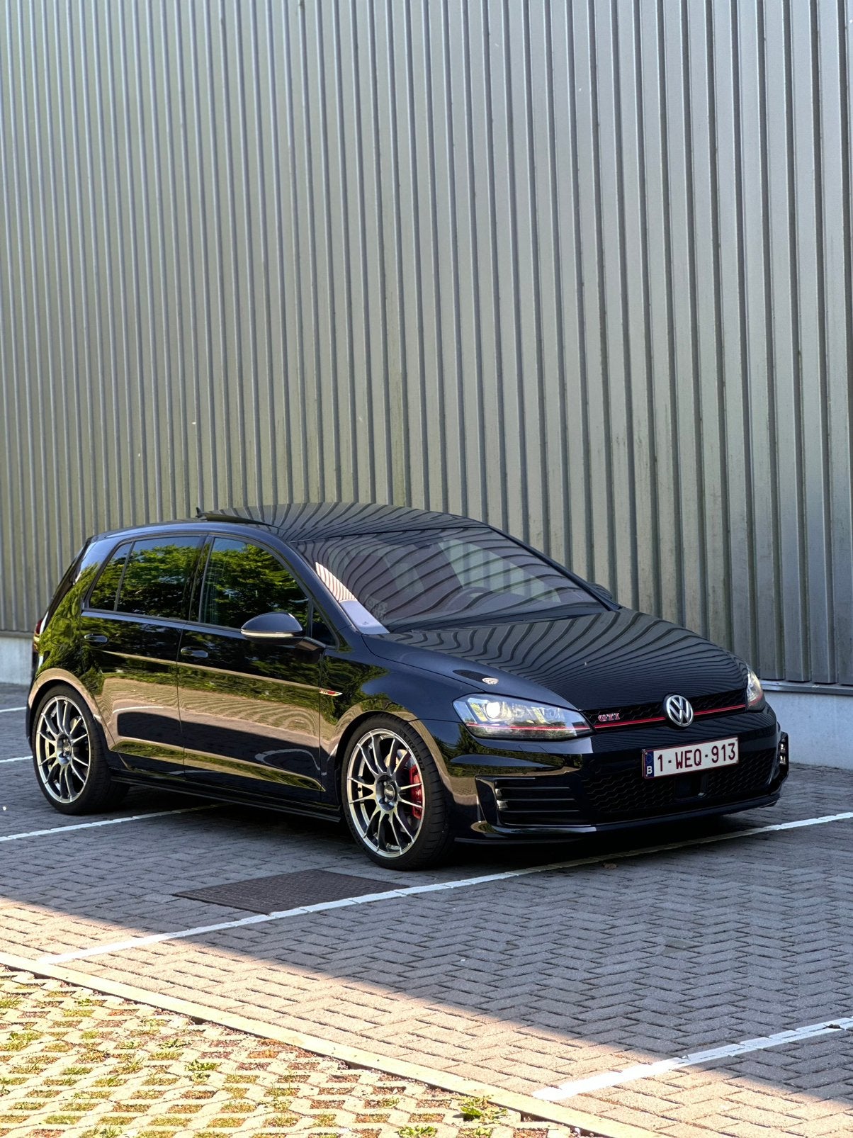Vw golf 7 gti performance, Auto's, 4 cilinders, 169 kW, Alcantara, Zwart