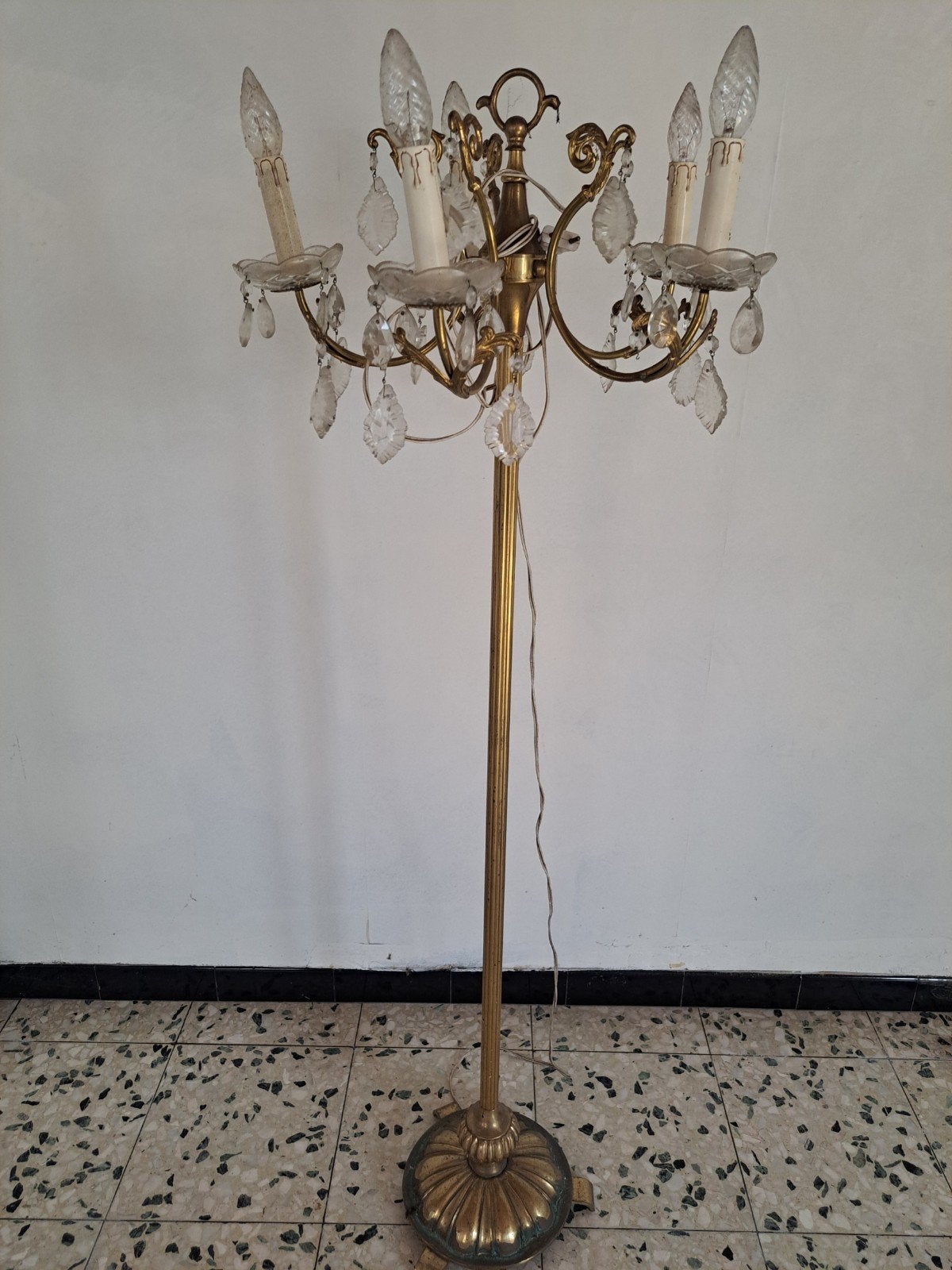 antieke staanlamp, Maison & Meubles, Enlèvement