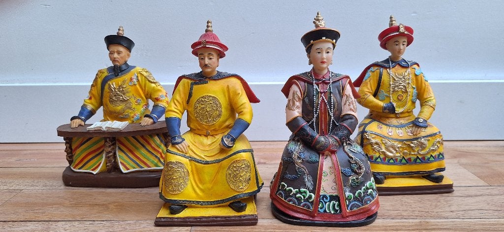 Beeldengroep Chinese Keizerlijke familie, Antiek en Kunst, Ophalen of Verzenden