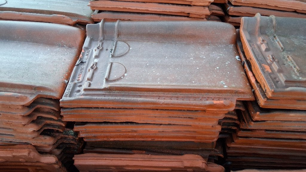 tuiles type stormpan 44 KORAMIC, Bricolage & Construction, Enlèvement ou Envoi, Comme neuf, Pierre ou Argile, Tuiles