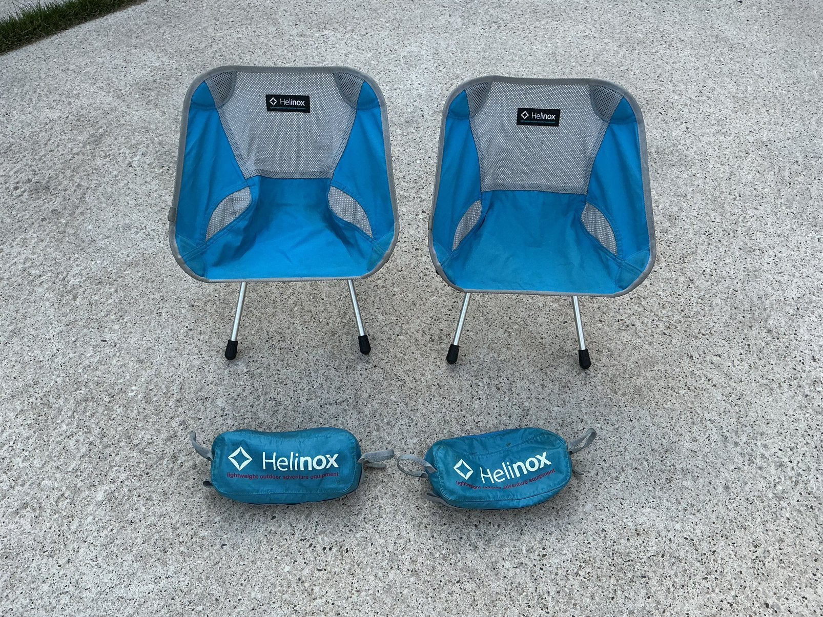 Twee Helinox Chair One Mini, Ophalen of Verzenden, Gebruikt, Campingstoel
