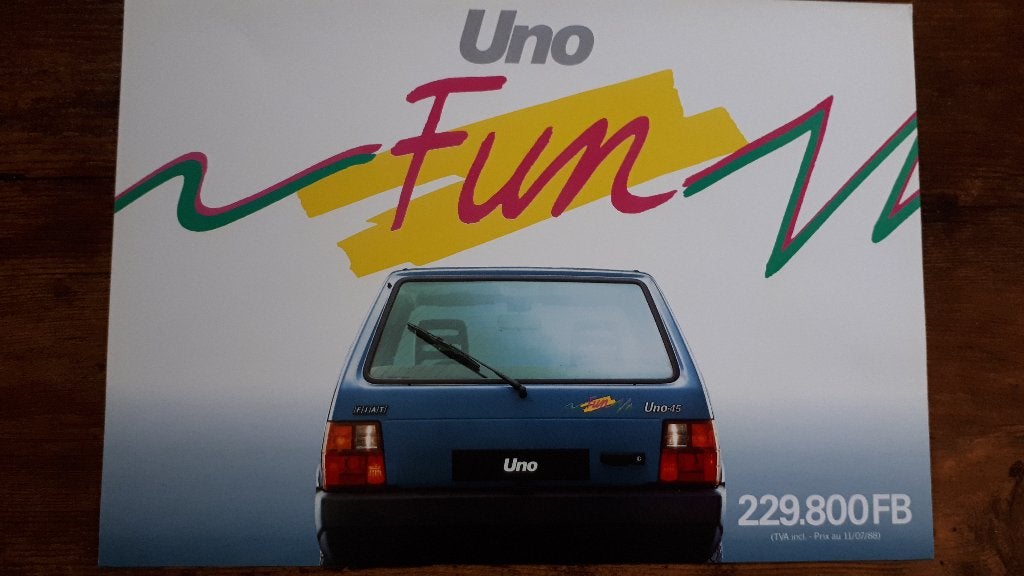 FIAT UNO 1983, Livres, Enlèvement ou Envoi, Neuf, Autres marques