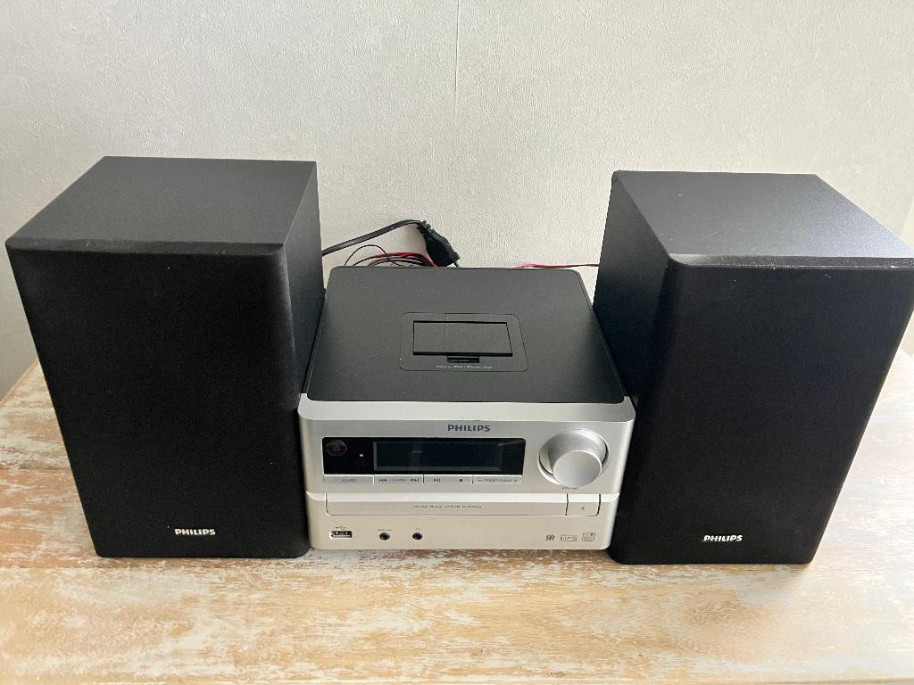 Philips DCM2020 - Micromuziekset met cd-speler, Audio, Tv en Foto, Ophalen of Verzenden, Zo goed als nieuw, Tuner of Radio, Philips