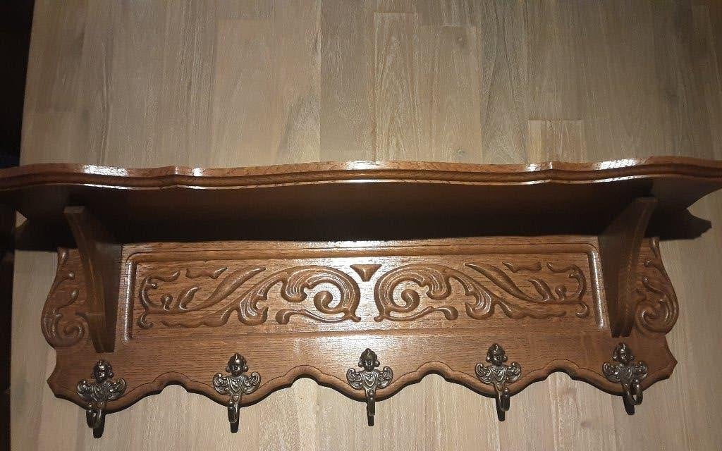 Étagère murale en chêne faite main, Maison & Meubles, Accessoires pour la Maison | Étagères murales & Rayons de bibliothèque, Neuf
