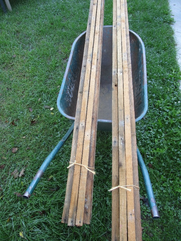10 panlatten, Ophalen, Gebruikt, Minder dan 25 mm, 200 tot 250 cm