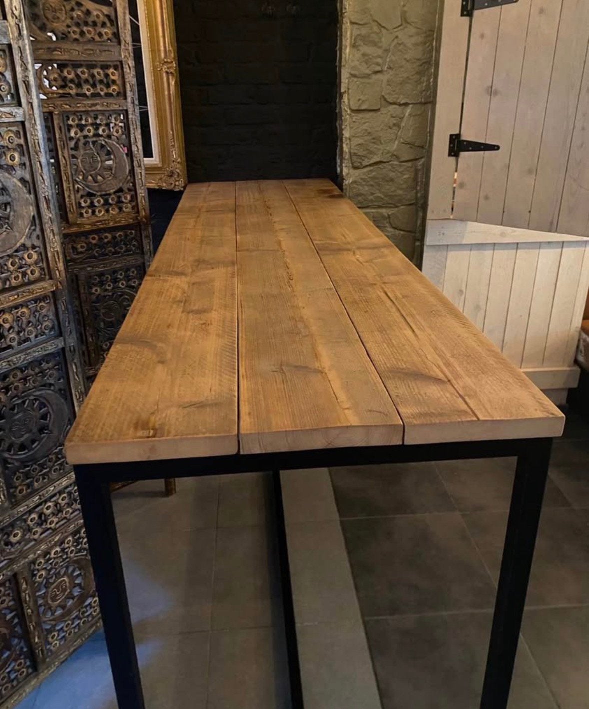 Hoge tafel, Huis en Inrichting, Ophalen, Zo goed als nieuw