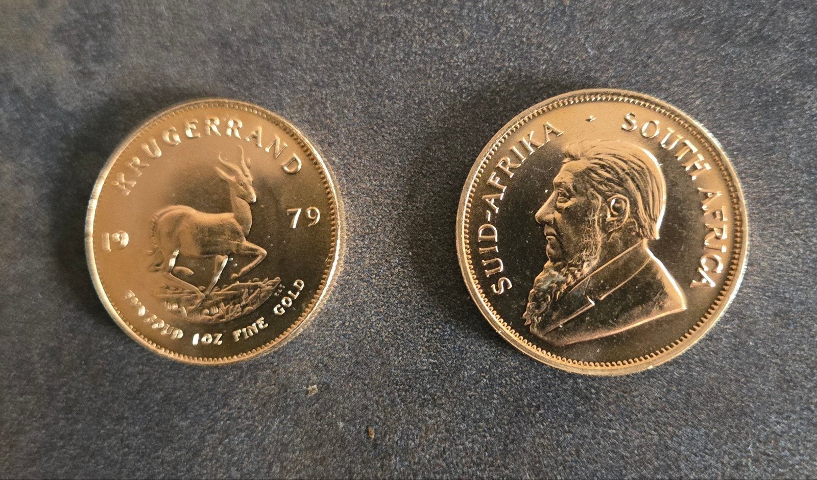 1 oz gouden munten voor verzamelaars(editie 1979) KRUGERRAND, Postzegels en Munten, Munten | Europa | Euromunten, Ophalen, Goud
