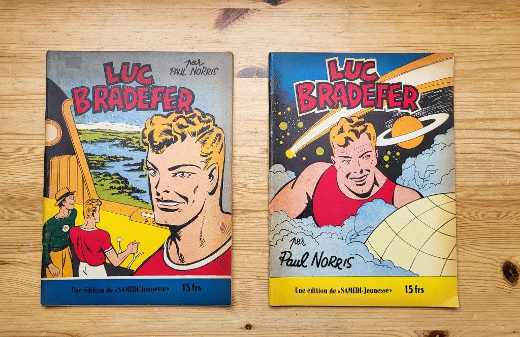 LUC BRADEFER 2 albums, Paul Norris, Ophalen of Verzenden, Zo goed als nieuw, Meerdere stripboeken
