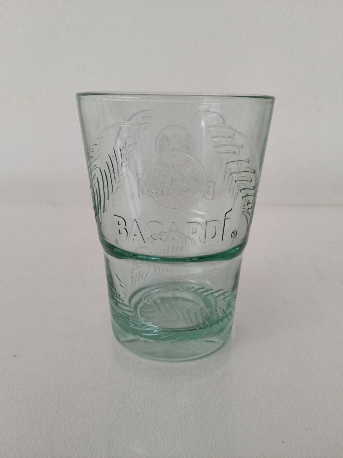 Bacardiglas. glas Bacardi. H 11,5 cm., Verzamelen, Ophalen of Verzenden