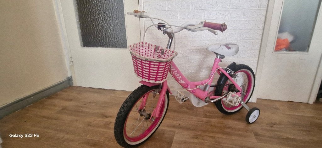 Meisjesfiets 16 inch, Ophalen, Velgrem, BikeFun Kids (BFK), 16 inch