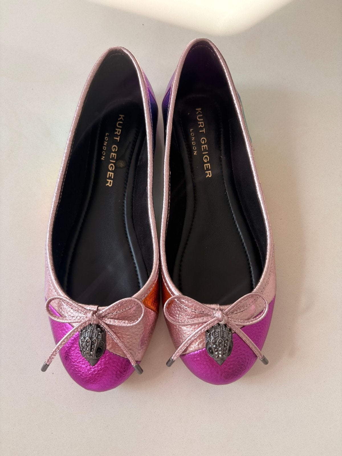 Jolies ballerines de Kurt Geiger, Enlèvement ou Envoi, Autres couleurs, Comme neuf, Ballerines