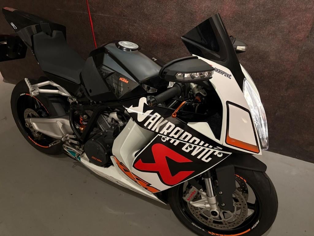 KTM RC8 1190 – Replica Akrapovič – Perfect onderhouden, 1190 cm³, Permis Moto A, 2 cylindres, Plus de 35 kW