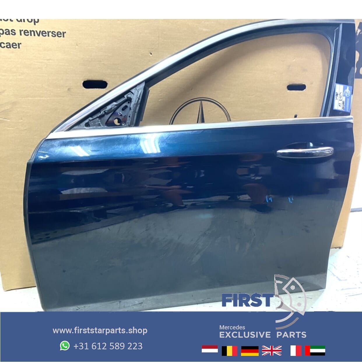 W213 S213 COMPLETE DEUR LINKS VOOR Mercedes E KLASSE 2016-20, Gebruikt, -, Deur, Voor