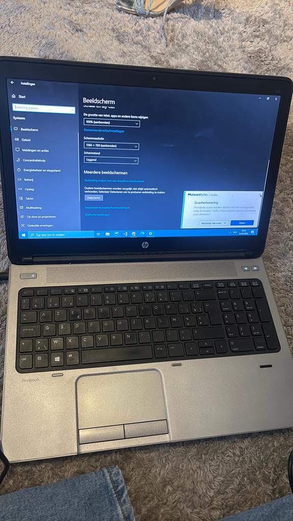 Laptop hp - werkt perfect!, Computers en Software, Windows Laptops, Ophalen, Gebruikt