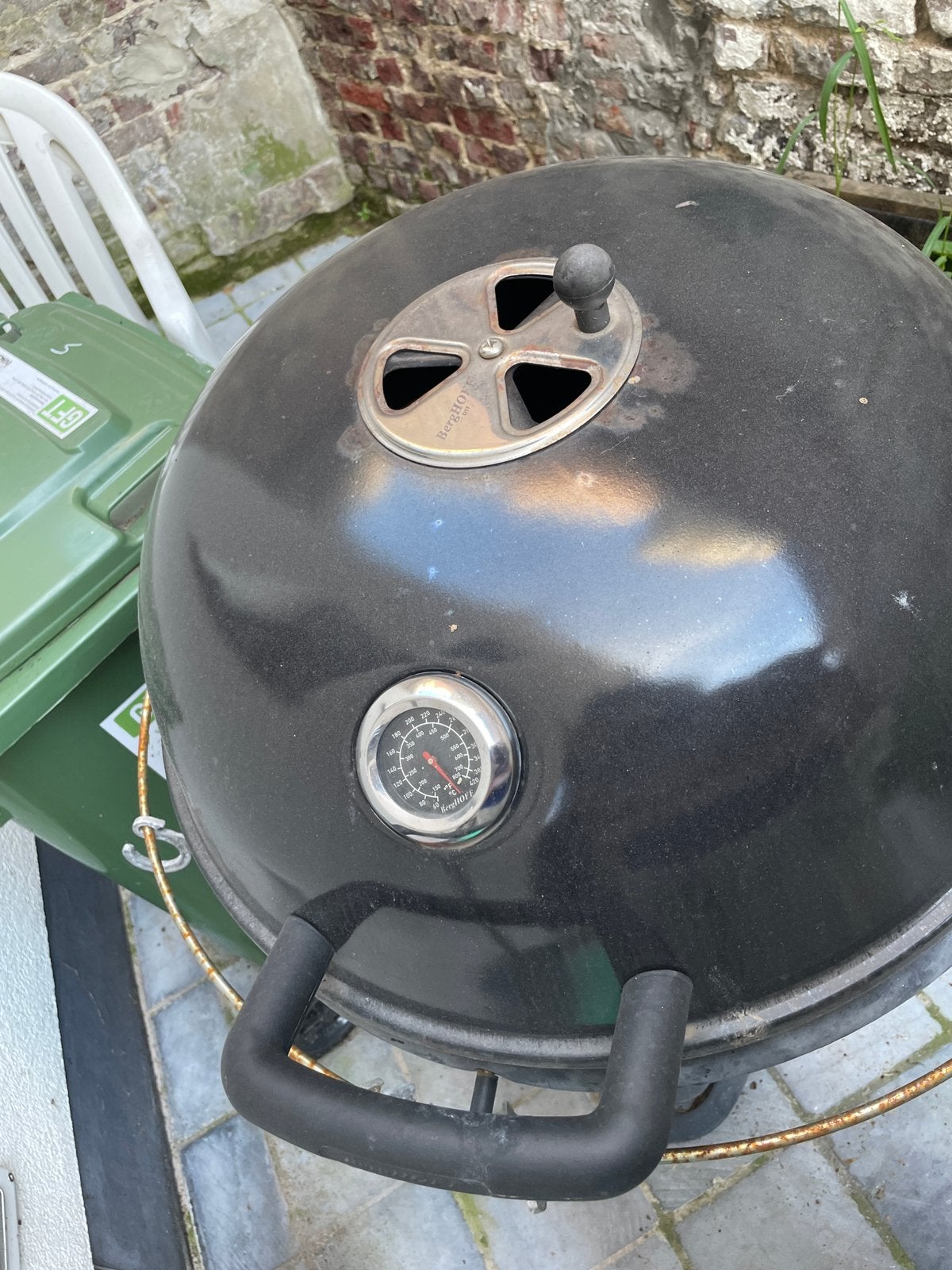XL Berghoff BBQ, Jardin & Terrasse, Enlèvement, Utilisé, Avec accessoires
