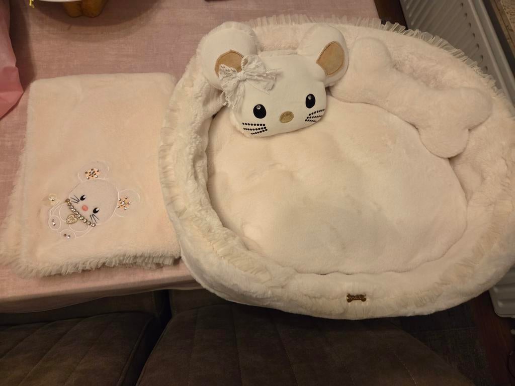 Lit pour chien de luxe avec couverture, Enlèvement ou Envoi