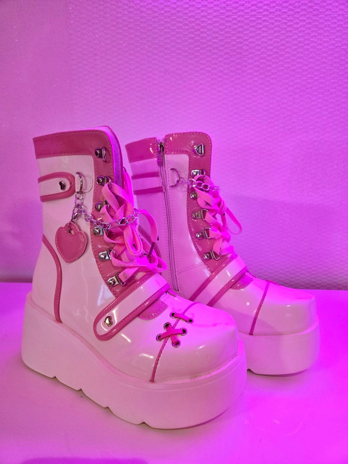 Kawaii anime cosplay platform boots - size 35, Ophalen