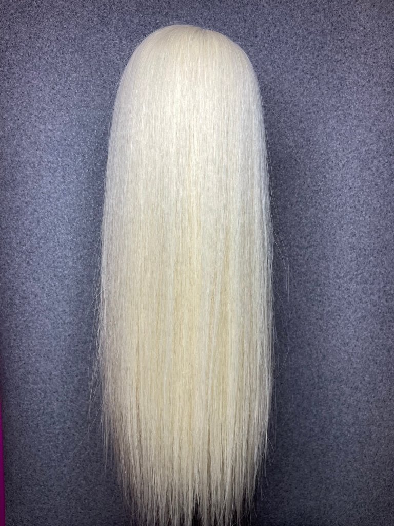 Blonde pruik, echt Vietnamees haar, nr BN2, Handtassen en Accessoires, Uiterlijk | Haarverzorging, Ophalen, Nieuw