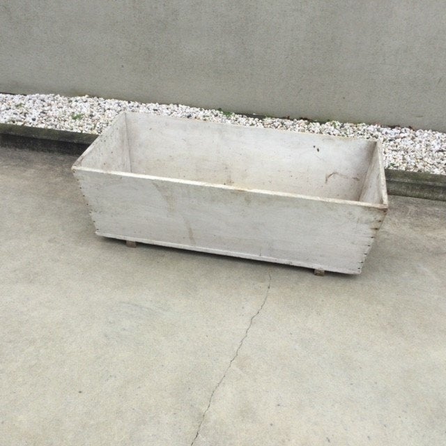Oude houten deegtrog, Enlèvement, Utilisé