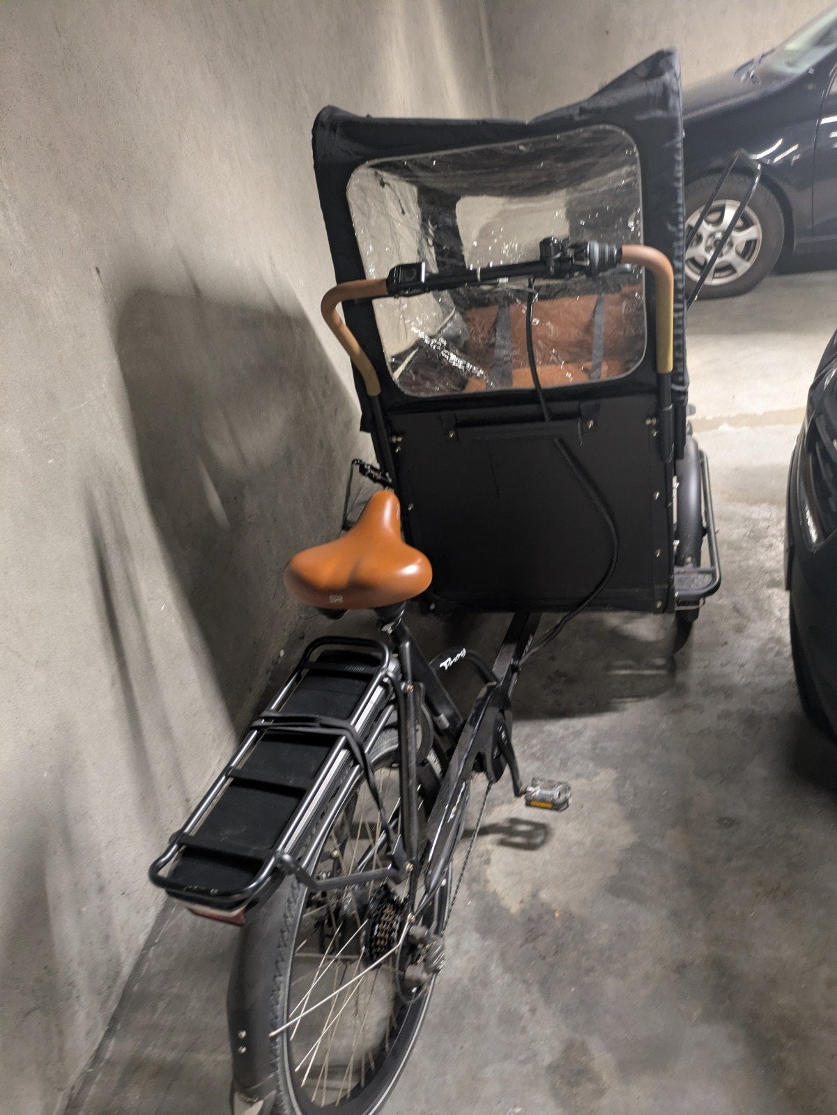 Elektrische bakfiets Troy Zwart, Fietsen en Brommers, Ophalen