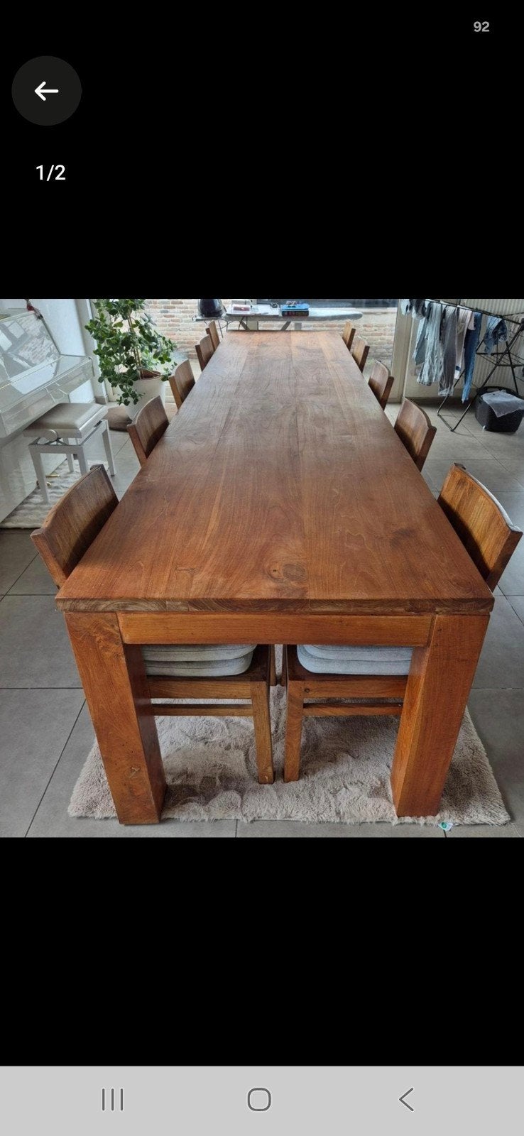 tafel met 10 stoelen, Huis en Inrichting, Ophalen
