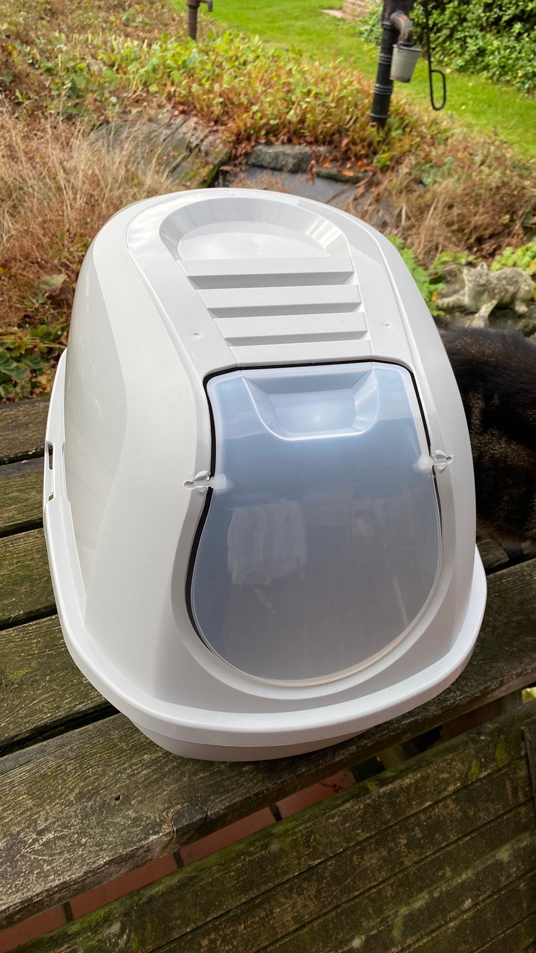 Kattentoilet, Ophalen, Zo goed als nieuw