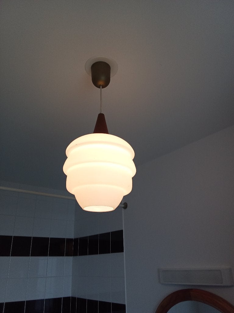 lustre, Moins de 50 cm, Enlèvement ou Envoi, Vintage, Utilisé