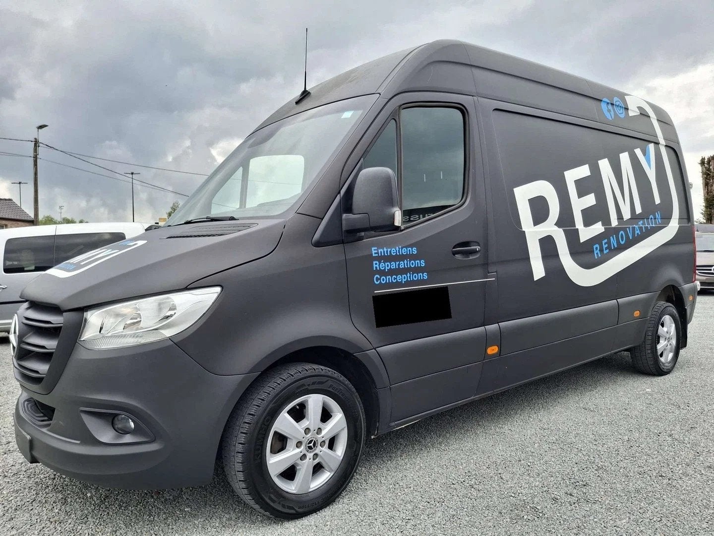 Mercedes-Benz Sprinter 314 Automatique (bj 2021), Automaat, USB, Gebruikt, Wit