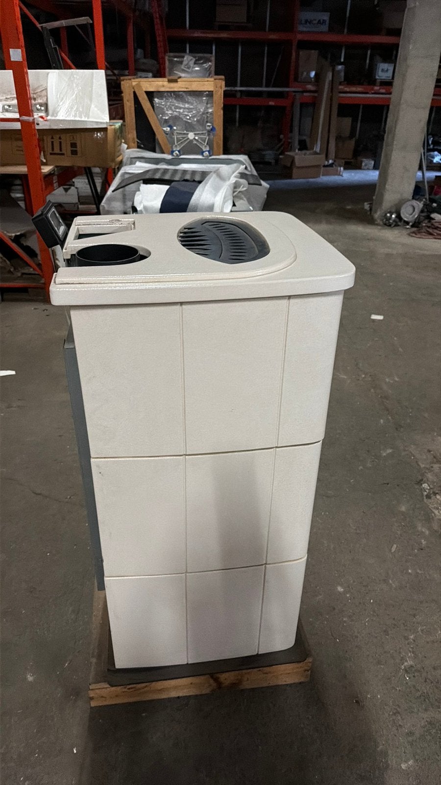 POÊLE MIXTE PELLETS / BOIS EUROFLAMMA GINEVRA 9 kW, Enlèvement, Comme neuf, Bois, Poêle à granulés