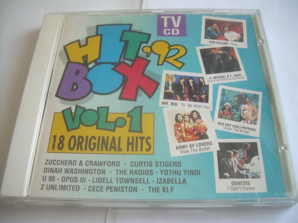 CD - HITBOX - VOL 1 - 92, Cd's en Dvd's, Ophalen of Verzenden, Zo goed als nieuw, Dance