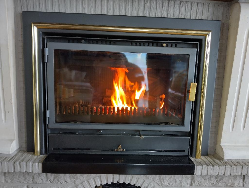 Inbouw BARBAS houtkachel, Huis en Inrichting, Kachels, Gebruikt, Inbouw, Houtkachel, Hout, Ophalen