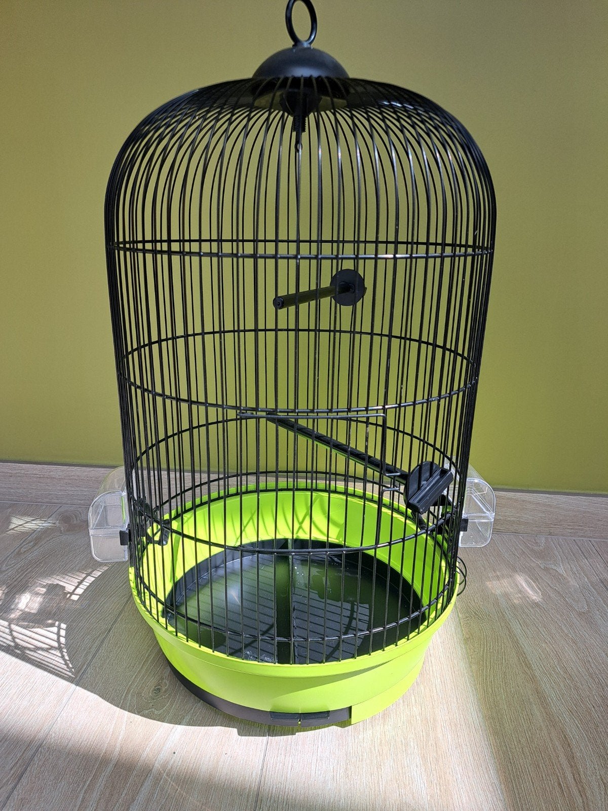 vogelkooi, Ophalen
