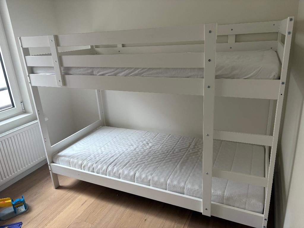 Stapelbed IKEA, Ophalen, 90 cm, Eenpersoons, 160 tot 180 cm