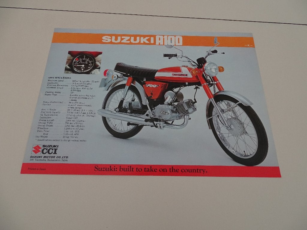 suzuki a80 a100 folder, Motoren, Ophalen of Verzenden, Suzuki