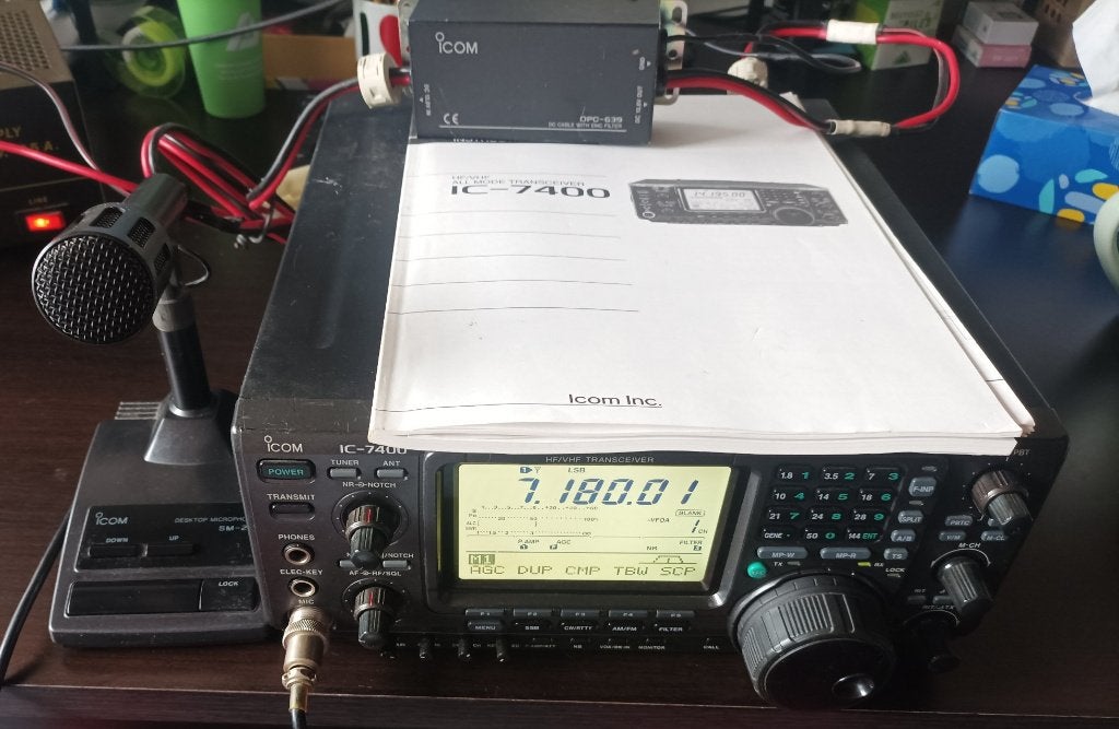 ICOM 7400, Telecommunicatie, Zenders en Ontvangers, Ophalen, Zo goed als nieuw, Zender en Ontvanger
