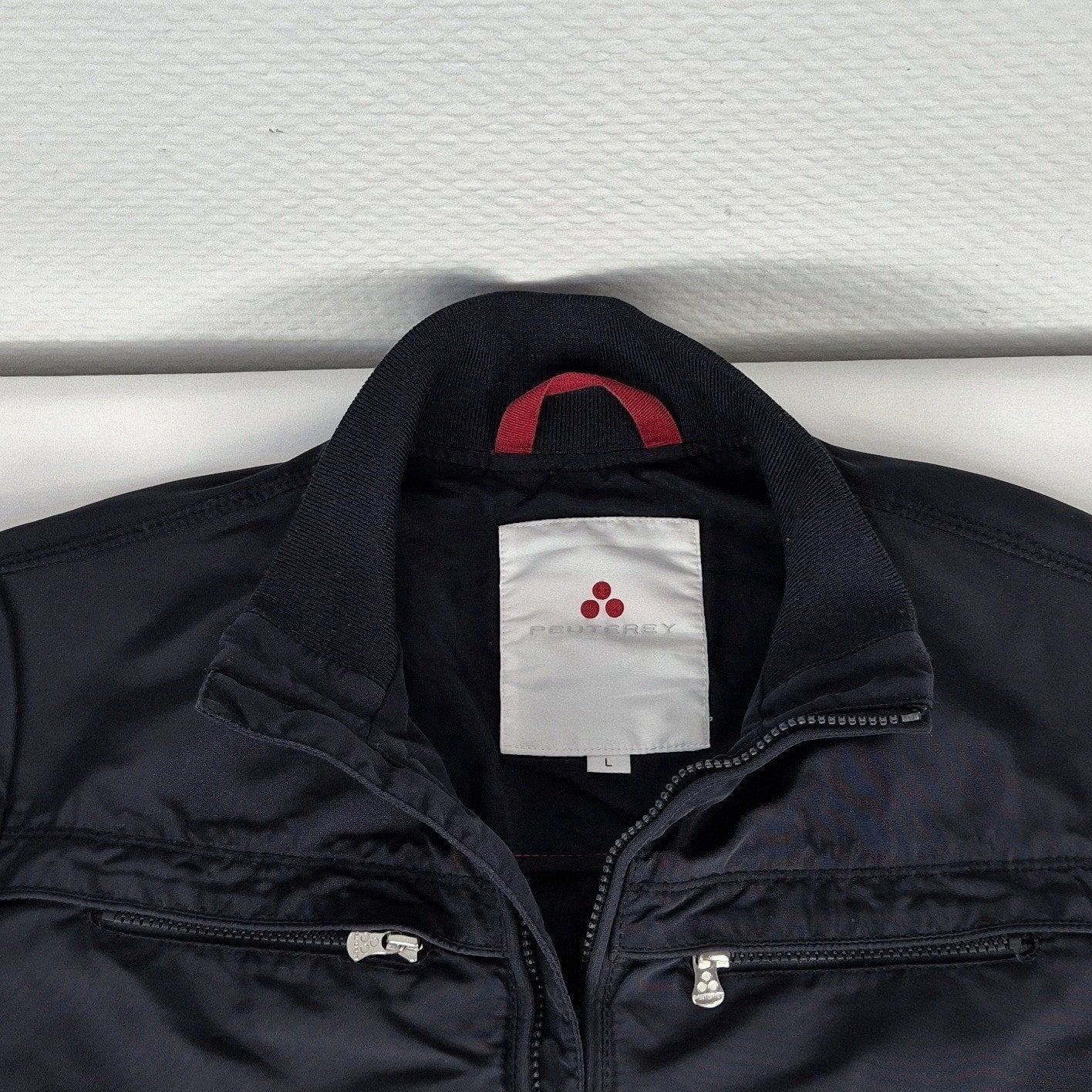 Peuterey jas, Kleding | Heren, Jassen | Zomer, Maat 52/54 (L), Blauw, Ophalen of Verzenden, Zo goed als nieuw