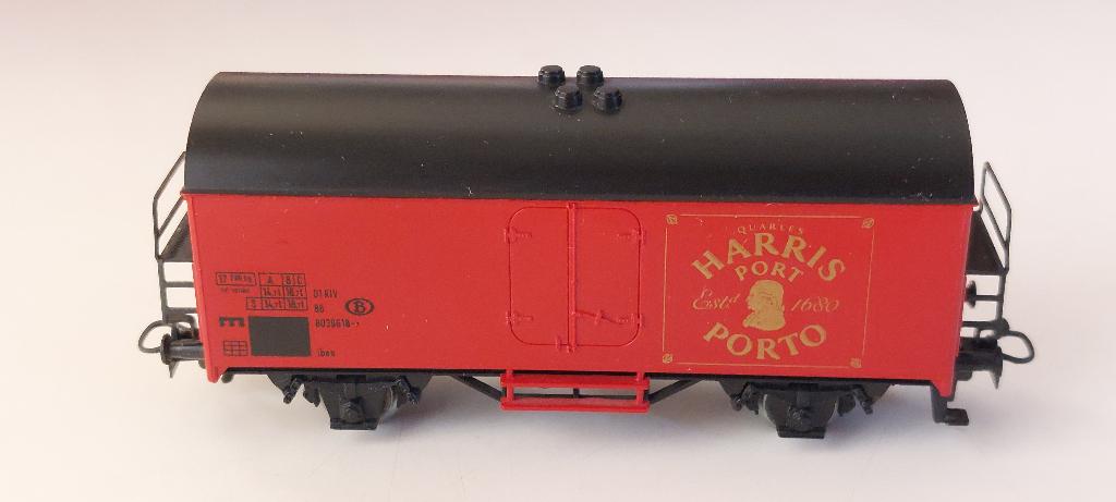 SNCB/NMBS MARKLIN WAGON *PORTO HARRIS*HO*AC, Courant alternatif, Wagon, Utilisé, Märklin