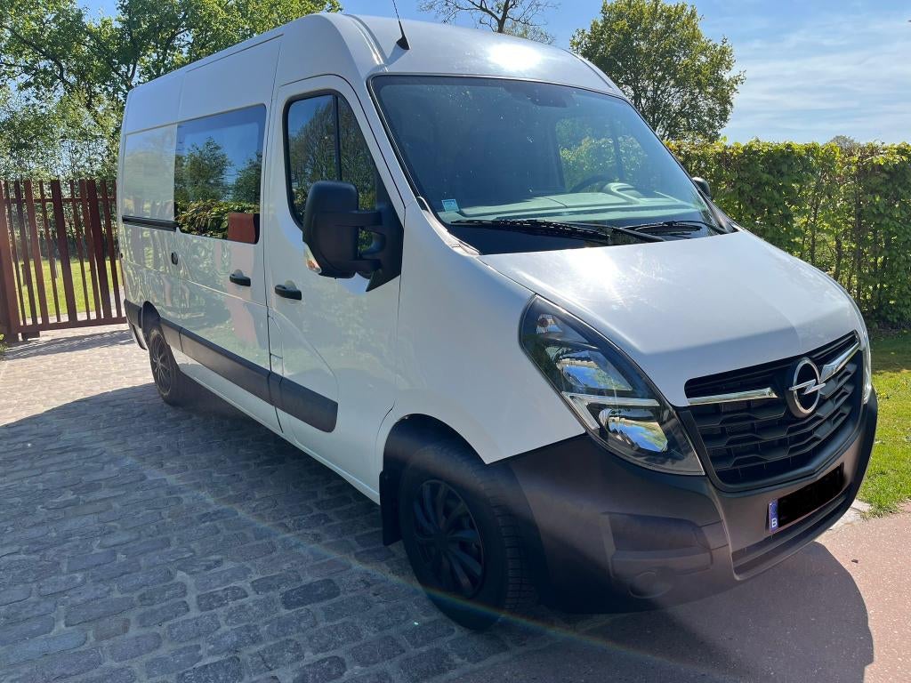 Opel Movano 2.3 CDTi lichte vracht / 131.135 km / 7 ztpl, Auto's, Stof, 2500 kg, 2280 kg, Bedrijf