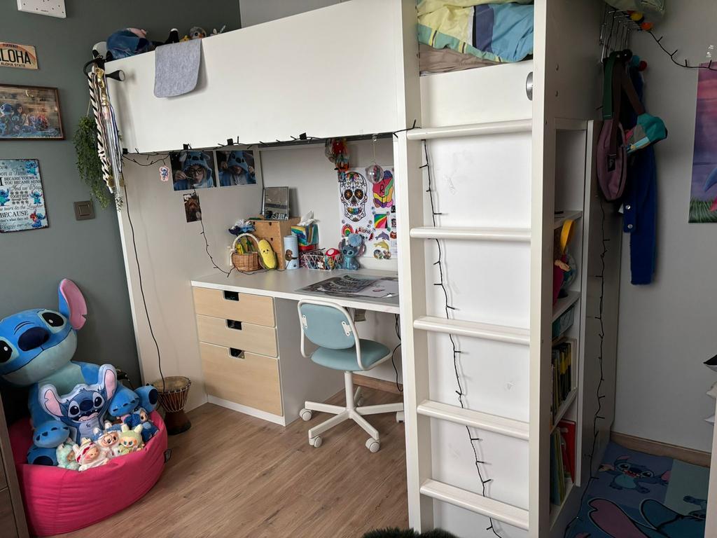 Hoogslaper IKEA, Kinderen en Baby's, Ophalen, Zo goed als nieuw, Hoogslaper