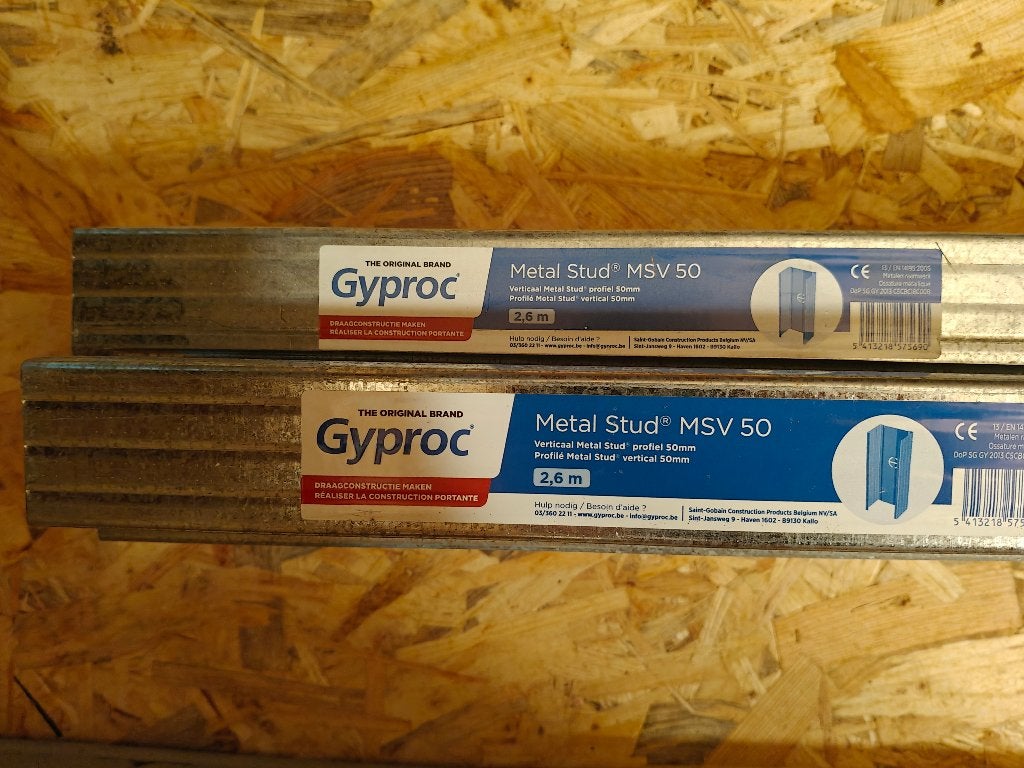 Goujon métallique en gyproc MSV50, Enlèvement, Neuf, Autres métaux