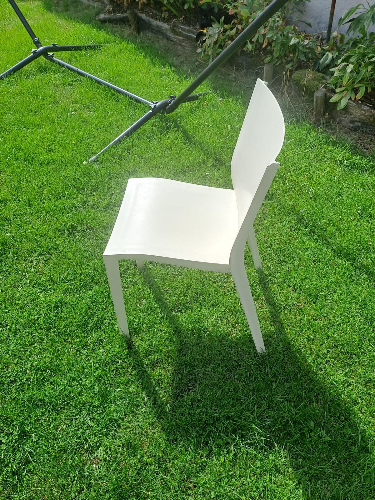 6 originele Philippe Starck Slick Slick stoelen, Ophalen, Zo goed als nieuw, Wit